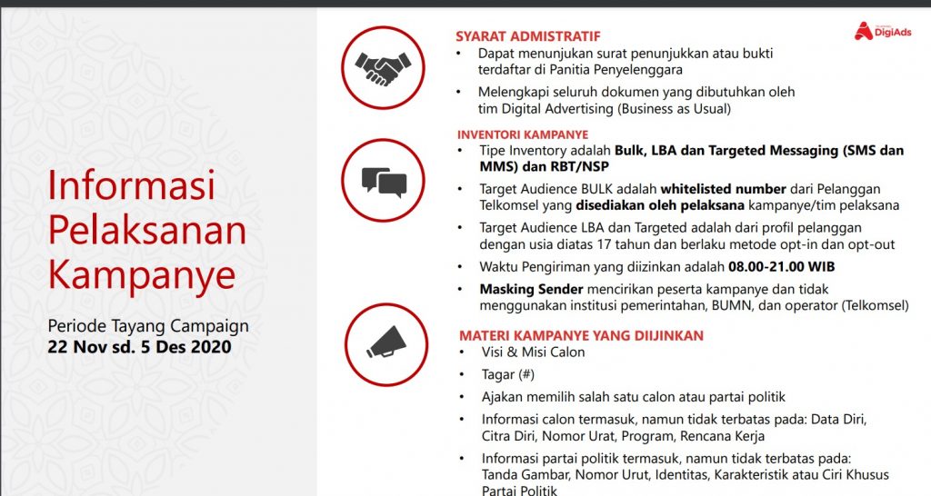 kampanye pemilu melalui sms