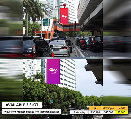 Jl. HR Rasuna Said, Gedung Granadi, arah Menteng ke Mampang